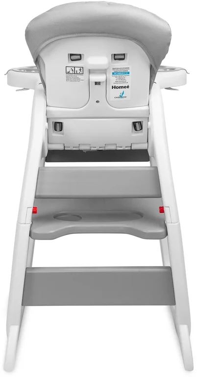 Дитячий стільчик для годування Caretero Homee Grey